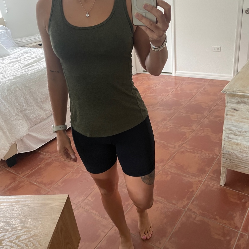 Old Navy Active Olive Tank Top